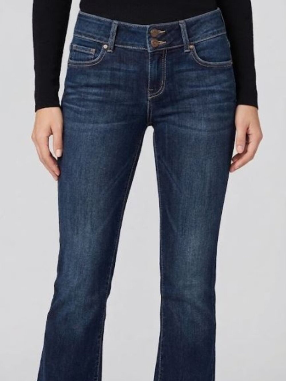 PAIGE Premium Denim "Hidden Hills" High Rise Boot Cut Blue Jeans Size 26